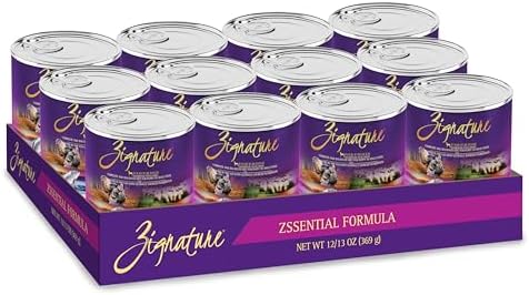 Zignature Zssential Formula Wet Canned Dog Food 13oz, case of 12