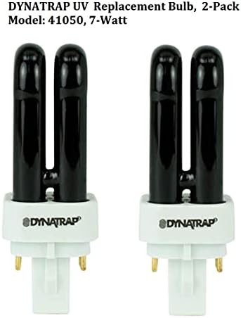 DynaTrap 41050 Replacement UV Bulbs for DT250IN, DT1100, DT1210 Insect Traps (Pack of 2, Total of 2 Bulbs)