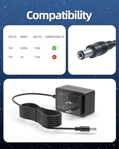 Superer 14V Charger Fit for Halo Bolt Air 58830, 55830, 57720, 44400