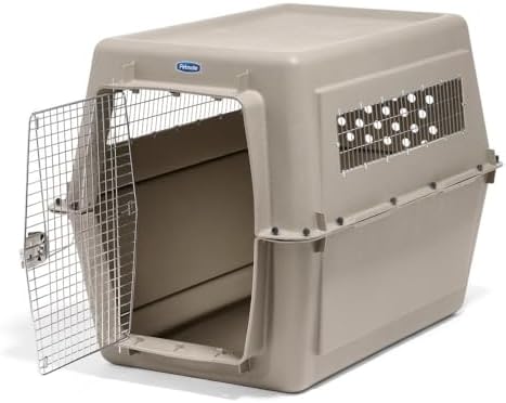 Petmate Ultra Vari Dog Kennel - Portable Crate for Extra Large Dogs 90-125 lbs - Airline-Friendly - Heavy-Duty Plastic Shell - For Home and Travel
