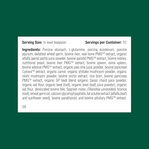 Standard Process Inc. Canine Enteric Support - Digestive System Support for Dogs - Nutritional Dog Supplement for Gut Health - Canine Supplement Formula to Aid Healthy Digestion - 30 g