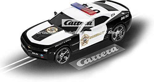 Carrera GO 2015 Chevrolet Camaro ZL1 Sheriff 1:43 Scale Analog Slot Car | Compatible with all Carrera GO electric & battery race tracks, 1:43 scale