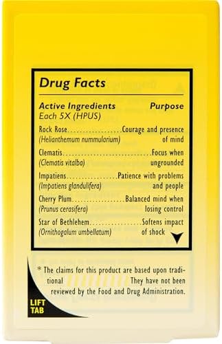Bach RESCUE REMEDY Spray 20mL, Natural Stress Relief, Homeopathic Flower Essence, Vegan, Gluten & Sugar-Free, Non-Habit Forming (Packaging May Vary)