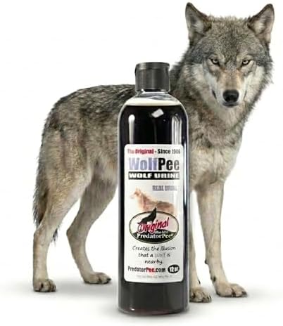 PredatorPee 100% Wolf Urine Natural Predator Scent Outdoor Yard Garden