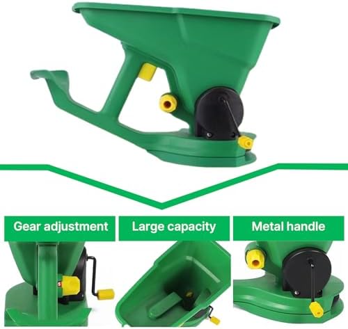 Grass Seed Spreader, Fertilizer Spreader, Handheld Power Spreader, 1.5L Hand Held Seed Spreader