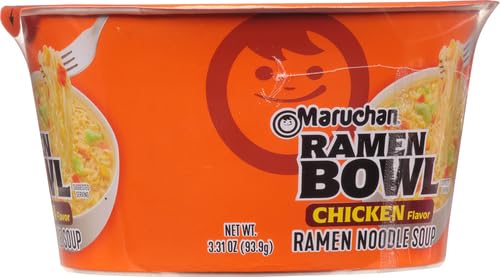 Maruchan Bowl Chicken Ramen Noodles, 3.32 Oz