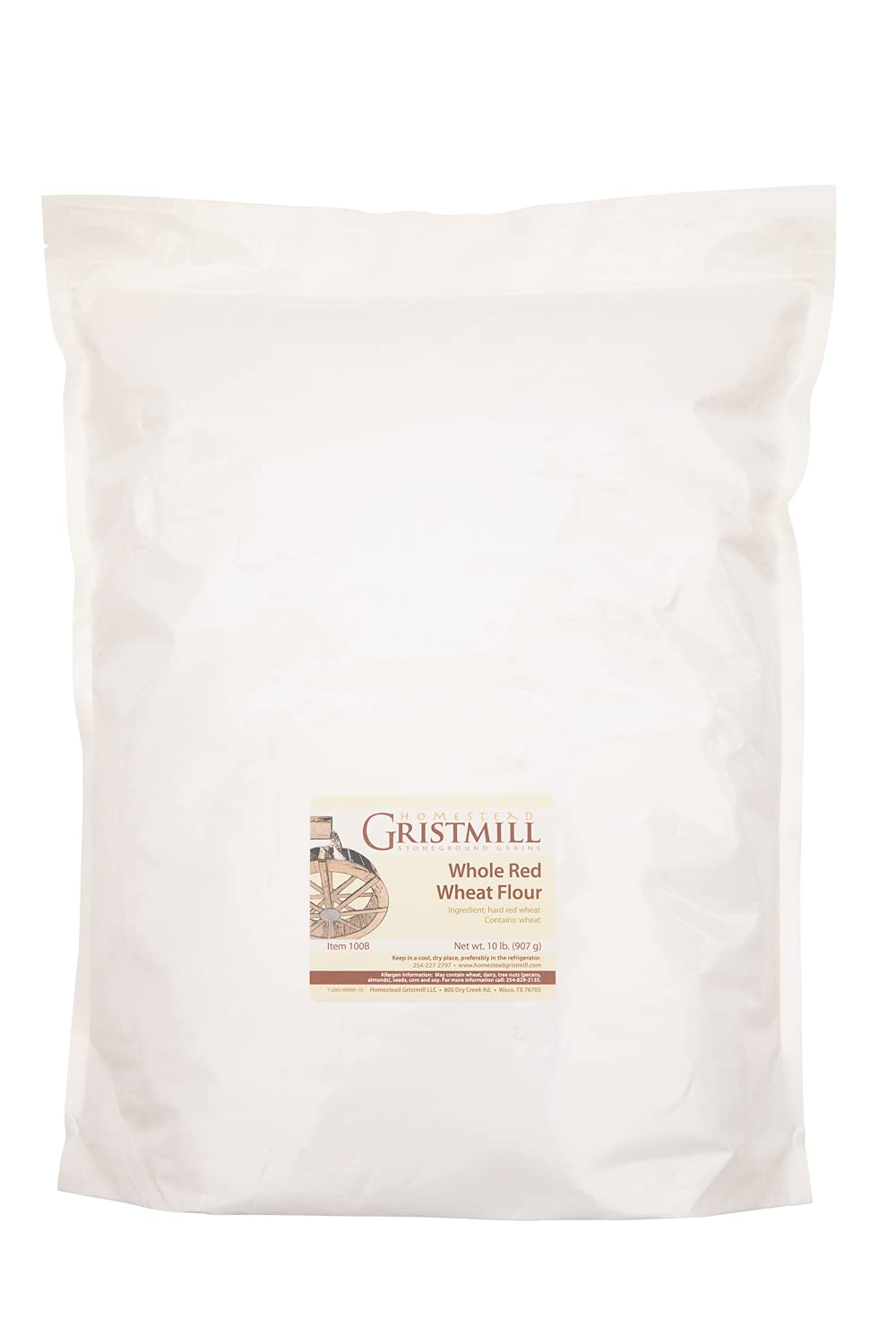 Homestead Gristmill Stone Ground Whole Red Wheat Flour - Non-GMO