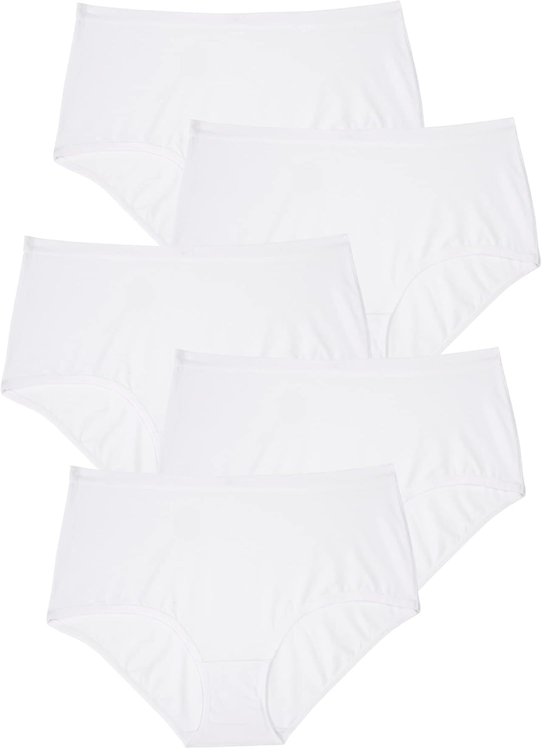 Comfort Choice Full Coverage Stretch Cotton Brief 5 Pack