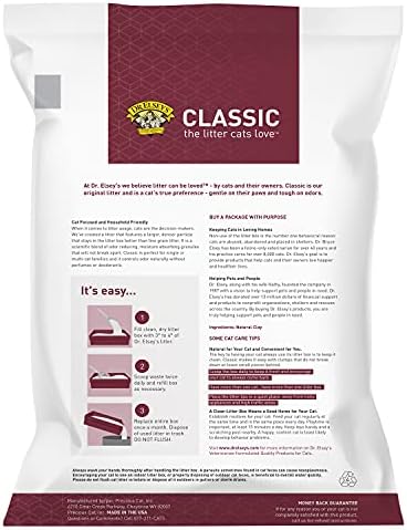 Precious Cat Classic Premium Clumping Cat Litter, 40 lb Bag