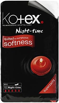 Kotex Maxi Night Time Sanitary Towels, 10 Towels