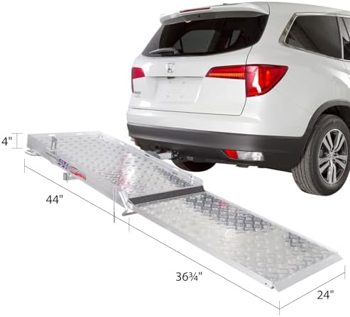 Aluminum Scooter and Wheelchair Mini Carrier - 350 lb. Capacity