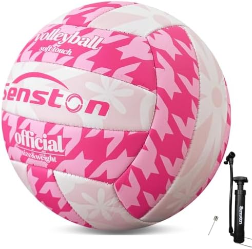 Senston Volleyball Official Size 5 Soft Waterproof for Indoor Outdoor Beach