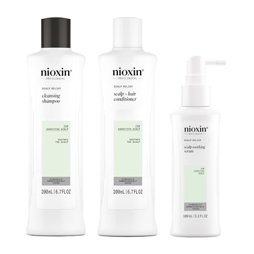 NIOXIN Scalp Relief System Kit | Soothes, Hydrates & Thickens Hair