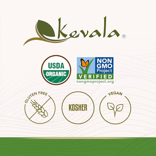 Kevala Organic Toasted Sesame Seeds | Unhulled | 32 oz / 2 lb | Ready to eat, gluten-free, great topping for Asian dishes, baking and everyday cooking