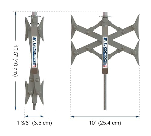 X-Chock Wheel Stabilizer - Pair - One Handle - 28012