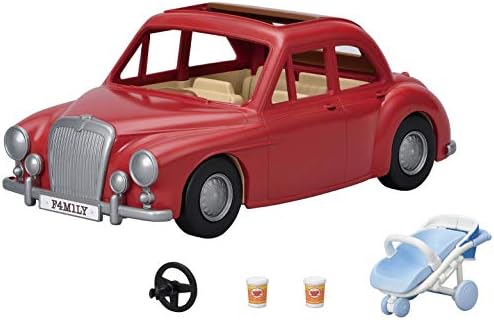Calico Critters - Family Seven Seater Car - Family Vehicles | Buckle up the whole crew - seven seats for road trip storytelling that rolls smoothly into picnic and travel scenes, Ages 3+