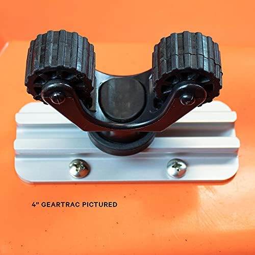 YakAttack GT175 Generation II GearTrac - Size Options | Heavy-Duty Silver Kayak Surface Mount Track | Accessory Mounting | Topside Installation | Compatible with 1/2" Wide Track Hardware