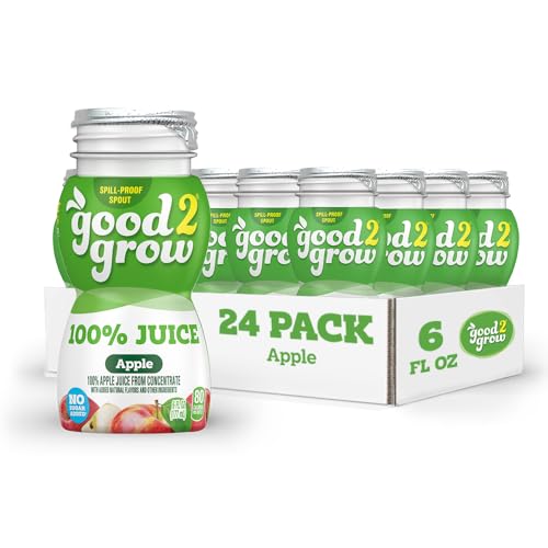 good2grow 100% Apple Juice & Fruit Punch Juice for Kids, 6 fl oz, 24 Pack