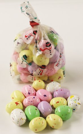 Scott's Cakes Speckled Chocolate Malted Eggs in a 1 Pound Bunny Hop Bag