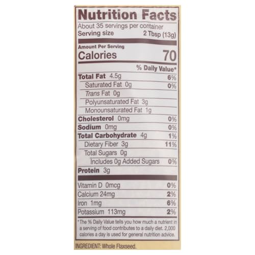 Bob's Red Mill Flaxseed Meal, 16oz (Pack of 4) - Gluten Free, Non GMO, Vegan, Paleo Friendly, Keto Friendly, Kosher
