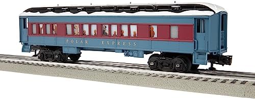 Lionel The Polar Express Hot Chocolate Train Car, O Gauge Model Train Car with Lighted Interior, Operating Couplers, Window Silhouettes & Snow Detail