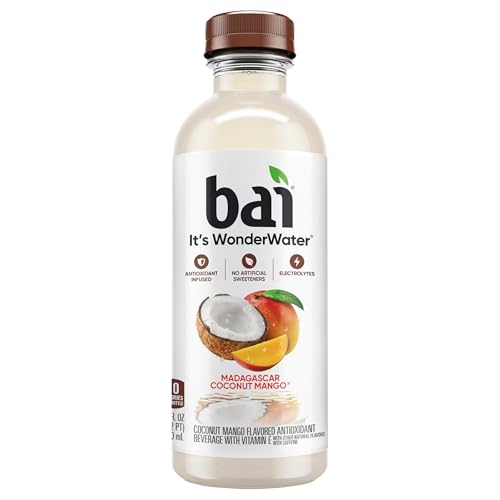 BAI Antioxidant Infusion, Madagascar Coconut Mango Drink, 18 Fl Oz