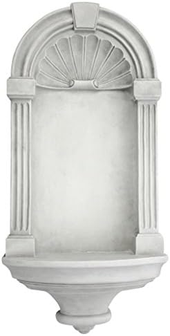 Design Toscano Classical European Style Wall Niche Display Shelf, Medium, 21 Inches Tall, Cast Stone Resin, Antique Stone