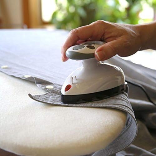 Ivation Mini Travel Iron, 420W, Dual Voltage, Ceramic Soleplate, Steam | Ideal for quilting, sewing