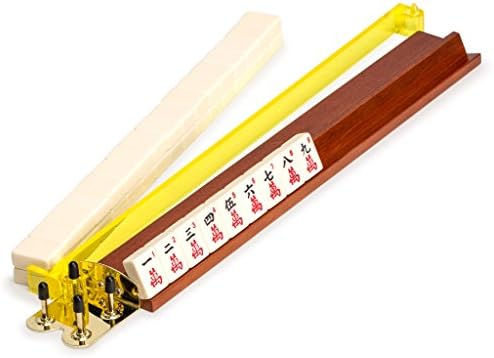 Yellow Mountain Imports American Mahjong Tile Pushers - Set of 4, 18-Inch Multi-Color Acrylic Mahjong Pushers
