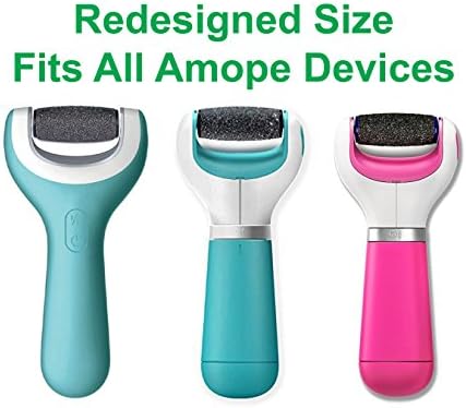Extra Coarse Pedicure Refill Rollers Compatible With Amope Pedi Perfect Electronic Pedicure Foot File, 4-pack