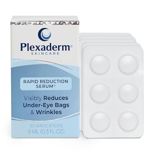 Plexaderm Eye Serum, 30 Single Use Pods - Visibly Reduces Bags & Wrinkles