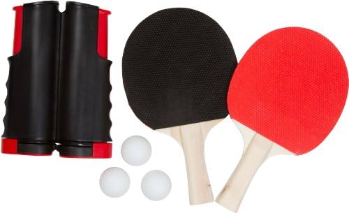 Trademark Innovations Anywhere Table Tennis Table Tennis Set with Paddles and Balls