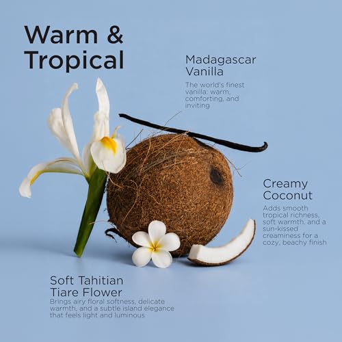 Lavanila Vanilla Coconut Perfume, Travel Size Roller 0.32 Oz | Clean Vanilla Perfume for Women, Long Lasting Eau de Parfum with Madagascar Vanilla – Natural Fragrance, Women’s Fragrances