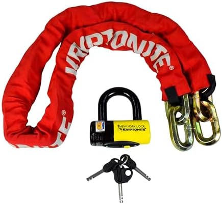 Kryptonite New York Fahgettaboudit Chain 1415 & New York Disc Lock