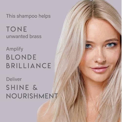 ALURAM Coconut Water Purple Shampoo for Women, Boosts Brightness, Banishes Brass, for All Hair Types