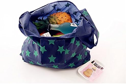 Kaxich Reusable Grocery Shopping Bags - Foldable Eco-friendly Shopper Tote Bags (4 Pack) Waterproof & Machine Washable