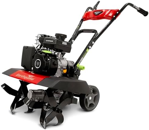Earthquake 20015 Versa 2-in-1 Tiller Cultivator with a 99cc 4-Cycle Viper Engine, 2-in-1 Front Tine Tiller and Cultivator