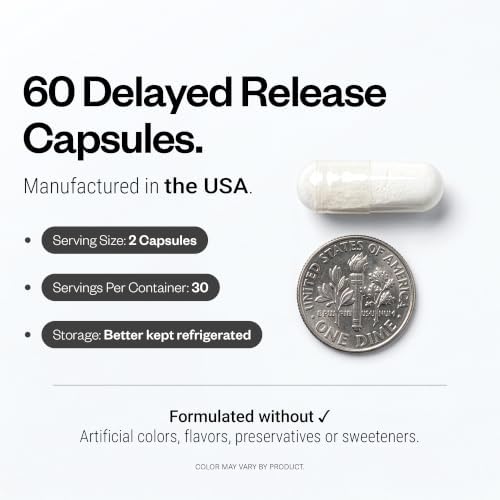 Supersmart Lactobacillus Rhamnosus GG 10 Billion CFU per Day (LGG Probiotic with Inulin) - L. Rhamnosus Supplement | Non-GMO & Gluten Free - 60 DR