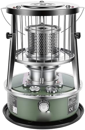 Cosiki Portable Kerosene Heater, Adjustable Height 5.2L Tank 20-25 Hours Heat for Indoor Outdoor Use
