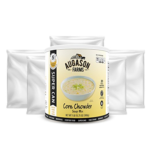 Cheesy Broccoli Soup Mix Emergency Food Supply, 38 Servings, 10 Year Shelf Life, Good Source of Vitamin A & C - Dehydrated Meals, Resealable Can, Survival Food Camping Essentials, Just Add Water | Emergency Food Supply, Everyday Meals, 38 Servings