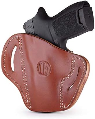 1791 Gunleather Holster Fits P320c, P229, H&K VP9, CZ P10C, Walther PDP | Right-handed OWB leather gun holster also fits CZ P10S, FN 509, H&K P2000, VP9SK, P30, Sig M18, Glock 45, Beretta PX4 Storm