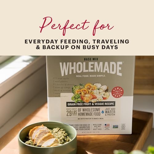 The Honest Kitchen Dehydrated Grain Free Fruit & Veggie Base Mix Dog Food (Just Add Protein), 3 lb Box