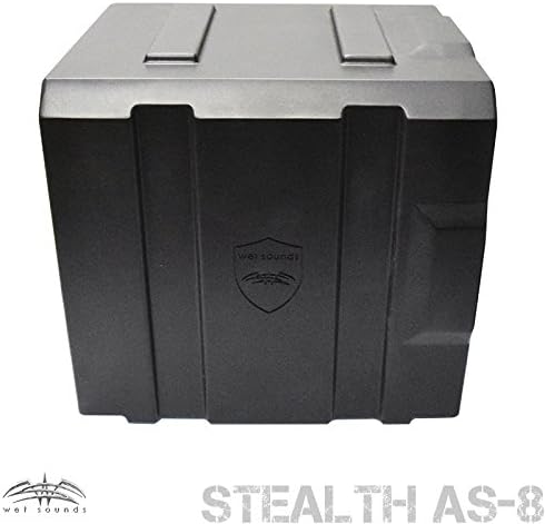 Wet Sounds Stealth 6 Ultra HD Sound Bar AS-8 Subwoofer Bundle | Black Stealth 6 Ultra HD sound bar with remote plus AS-8 8 in 350 watt powered