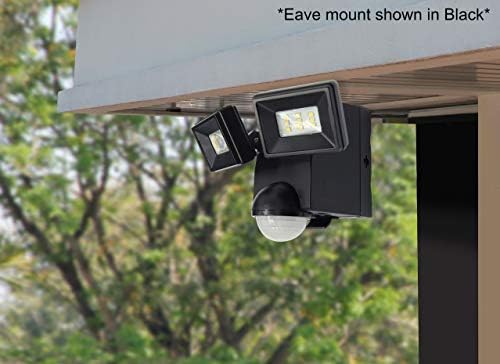 LED Motion Security Flood Light Battery Operated Indoor Outdoor 700 Lumen Adjustable Sensor Detection, Battery Saver Mode, 2 Head