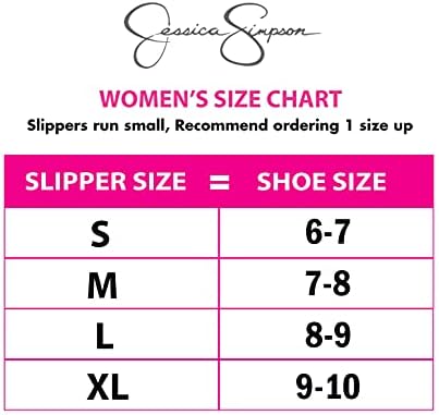 Jessica Simpson Women's and Girls Microsuede Super Soft Bootie Slippers with Indoor Outdoor Sole- Mommy & Me Set Options