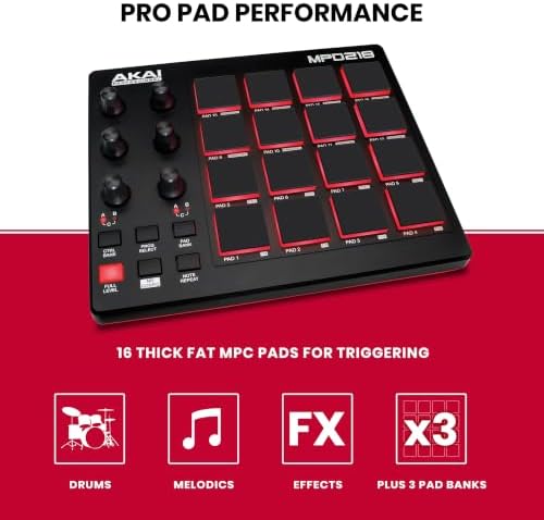 Akai Professional MPD218 USB MIDI Pad Controller