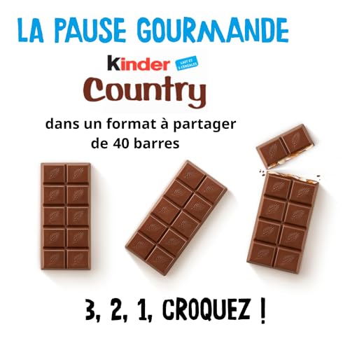 Ferrero Kinder Country - 40 Single Bars