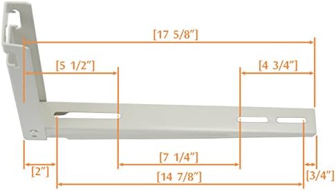 Mini Split Bracket for Ductless Air Conditioner Wall Mounting 7000 - 15000 BTU