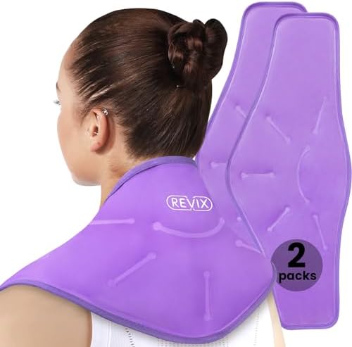 REVIX Ice Pack for Shoulders and Neck, Shoulder Ice Pack for Back Relief