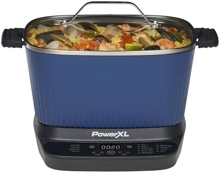 STIRMAX PLUS 7.5QT Digital Multi-Cooker with Auto Stir | 9-in-1 multicooker with automatic stirring, sauté, sear and 7.5QT family-size capacity.